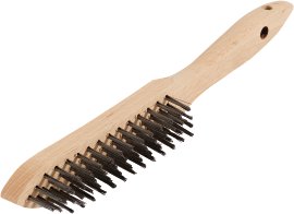 SUKI Drahtbürste Stahl Blank 5 Reihig 1 Stk.
