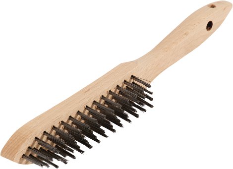 SUKI Drahtbürste Stahl Blank 5 Reihig 1 Stk.