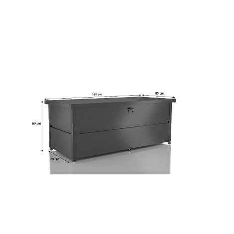 GUARDI Gartenbox M Anthrazit 165x85x69 cm