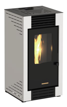 BLAZE Pelletofen Poly 2025 Weiß