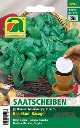 Basilikum Basego - Saatscheibe