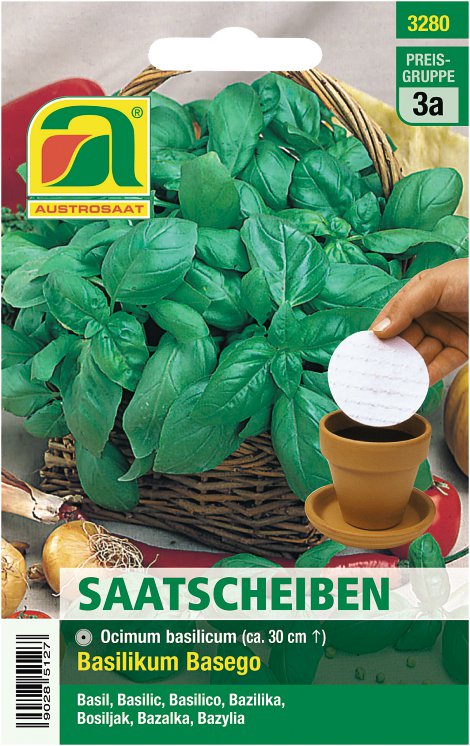 Basilikum Basego - Saatscheibe