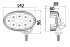 Impos LED-Arbeitsscheinwerfer 40W Flood