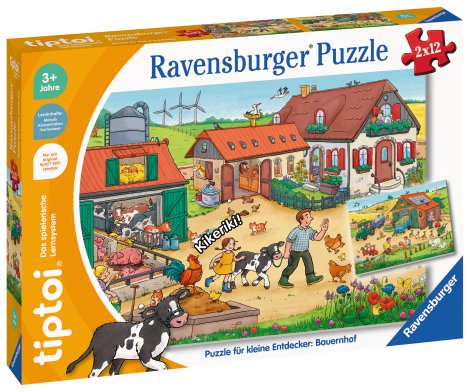 TIPTOI Puzzle für kleine Entdecker Bauernhof