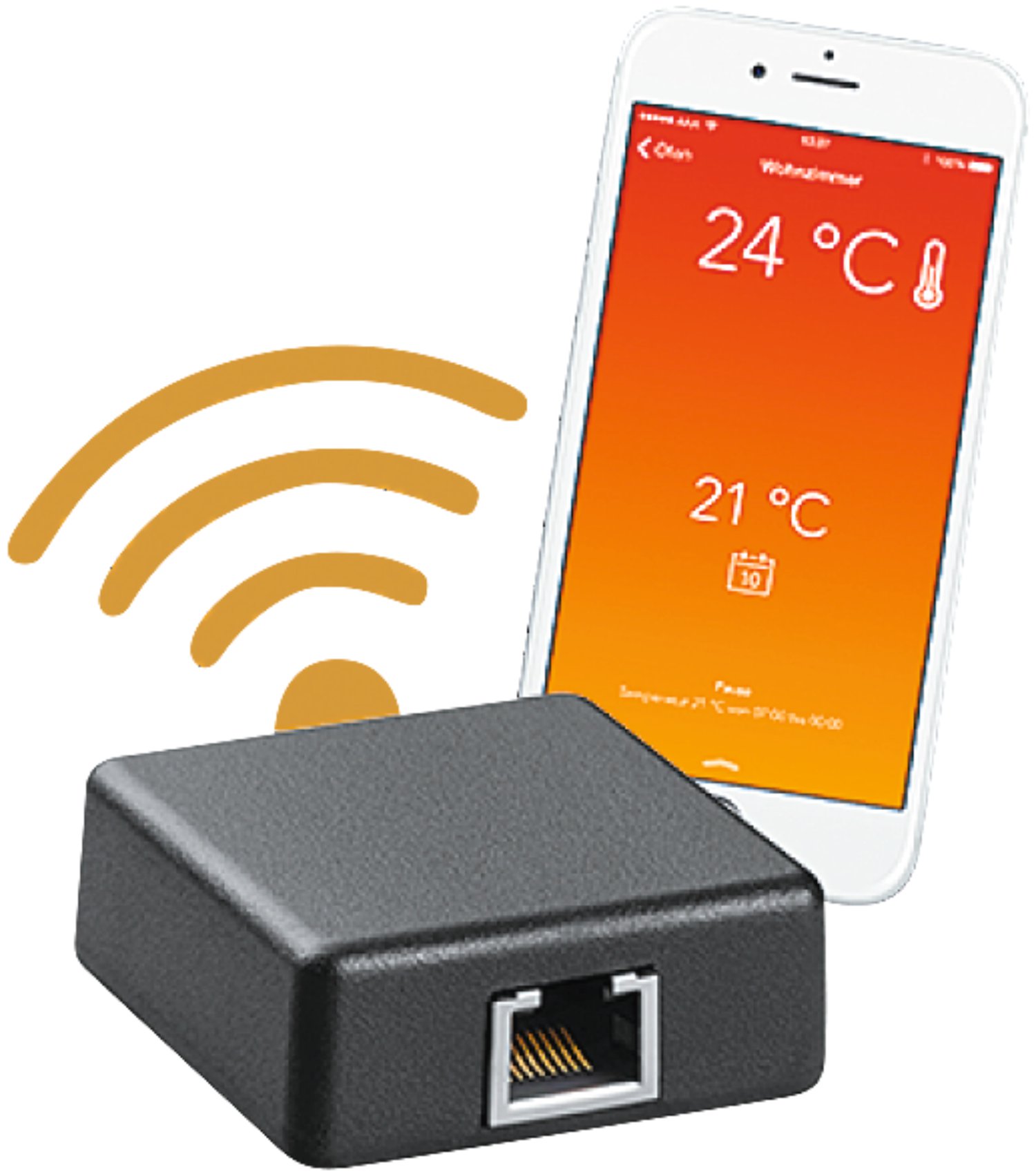 ​​​​HAAS+SOHN Pellet WLAN Modul, Perl-Anthrazit