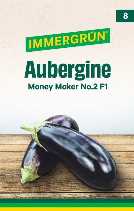 IMMERGRÜN Tütensamen Aubergine Money Maker No. 2 F1