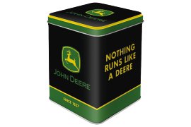 John Deere Teedose "Logo Schwarz"