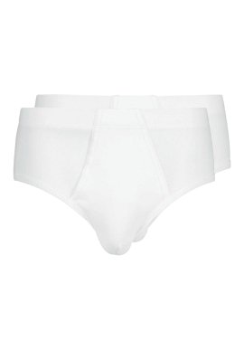 Herren Slip Weiß Doppelpackung