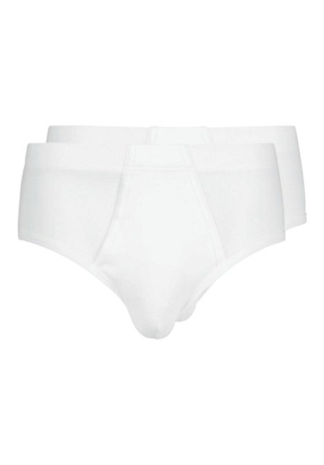 Herren Slip Weiß Doppelpackung M