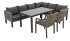 KENT LIVING Ecklounge-Set Riga 3-tlg.