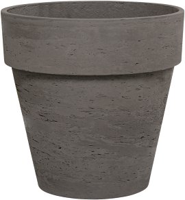 Pflanztopf rund cement braun ⌀ 30 cm
