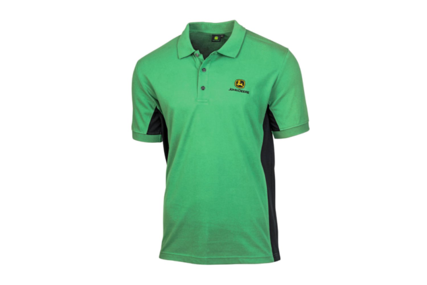 John Deere Poloshirt grün