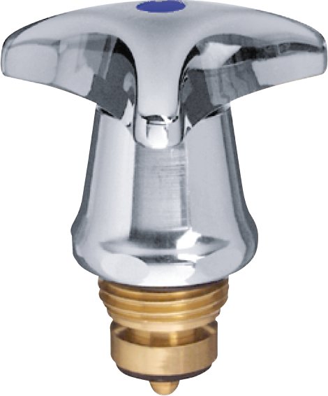 CRONAT Ventiloberteil Dreikant Blau 1/2" AG