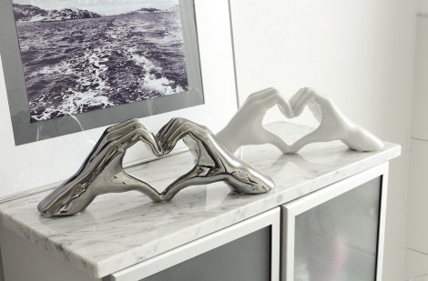 Keramik Hand Heart