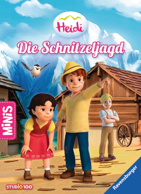 RAVENSBURGER Minis Buch Heidi Die Schnitzeljagd