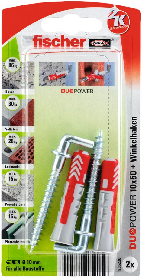 FISCHER Universaldübel DuoPower WH K 10x50 mm