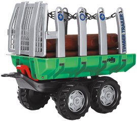 ROLLY TOYS Holztransportanhänger für Kindertraktor