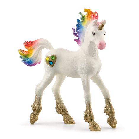 SCHLEICH Figur Regenbogeneinhorn Fohlen