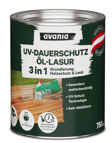 AVANIA Dauerschutz-Öllasur Palisander 750 ml