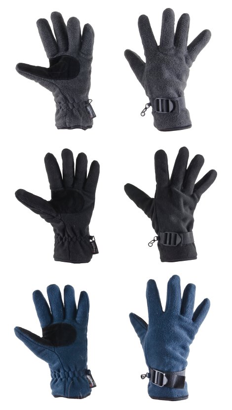 Fleece-Handschuhe Erwachsene Thinsulate sortiert 7-11