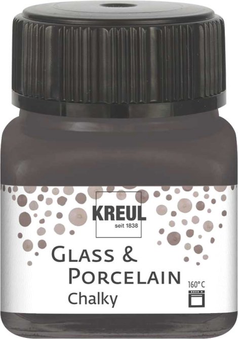 KREUL Malfarbe Glass & Porcelain Chalky Volcanic Gray 20 ml