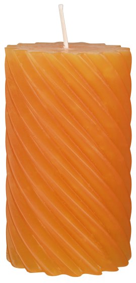 SAFE CANDLE Kerze Rustic Safran 140x70 mm