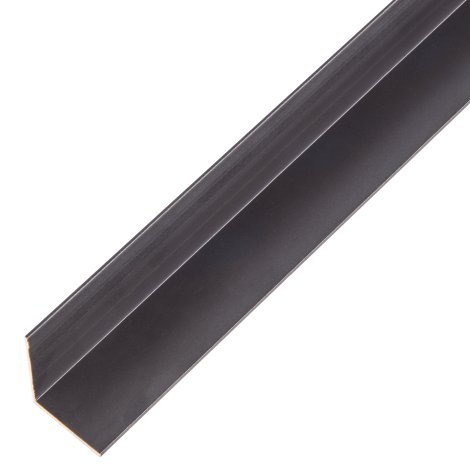 ALBERTS Winkelprofil Aluminium Schwarz eloxiert 1 m, 20x20x1 mm