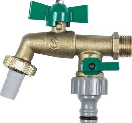 CORNAT Zweiwege-Kugel-Auslaufventil, matt