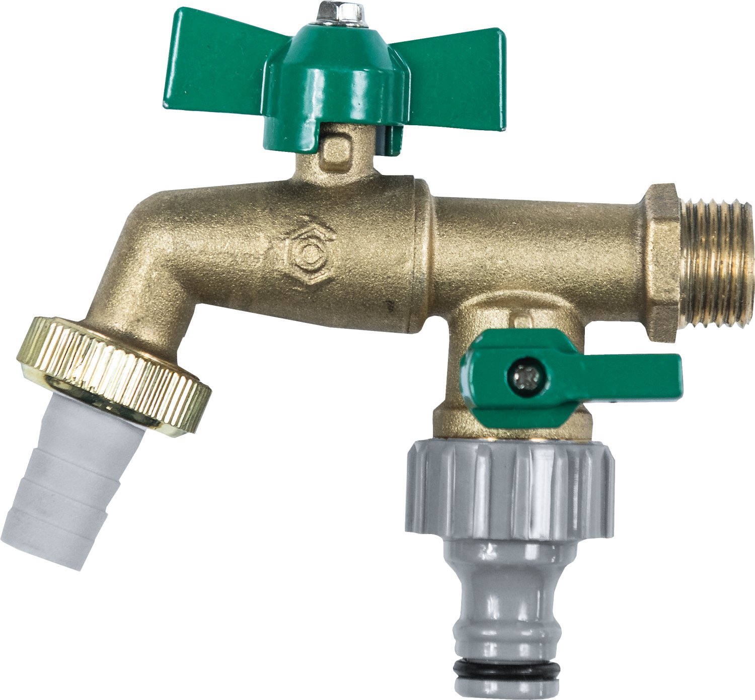 CORNAT Zweiwege-Kugel-Auslaufventil, matt