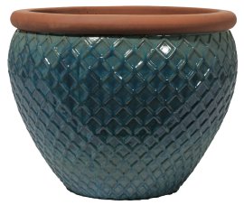 Pflanztopf TerraDura Shed Washed Grün 20 cm