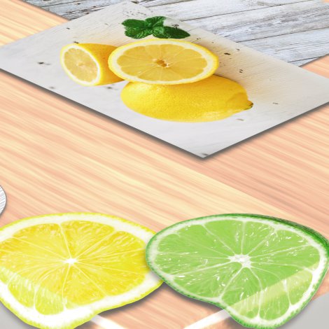 VENILIA Tischschutz CRYSTAL 140 cm x 20 m, lemon