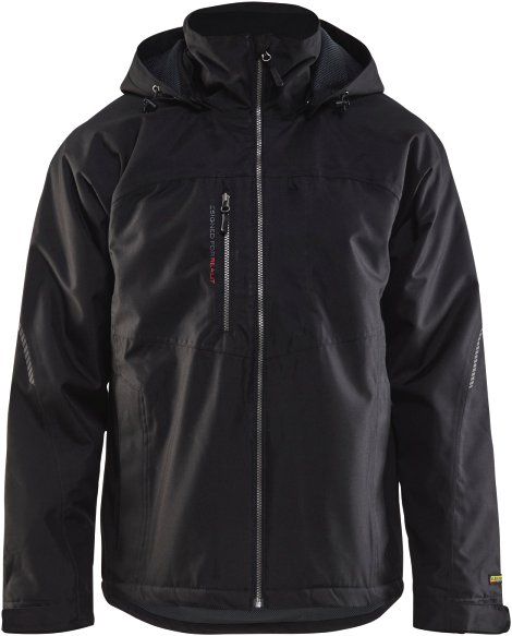 BLÅKLÄDER Softshell Jacke schwarz L