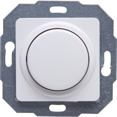 KOPP LED-Druck-Wechseldimmer Europa Artkisweiß