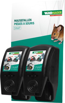 WINDHAGER Mäuse- & Rattenfalle SNAP 2 Stk.