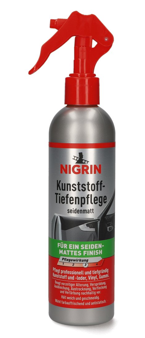 NIGRIN Kunststoff-Tiefenpflege 300 ml seidenmatt