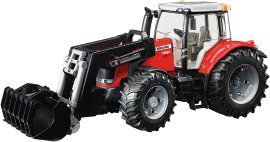 Traktor Massey Ferguson mit Frontlader 7600
