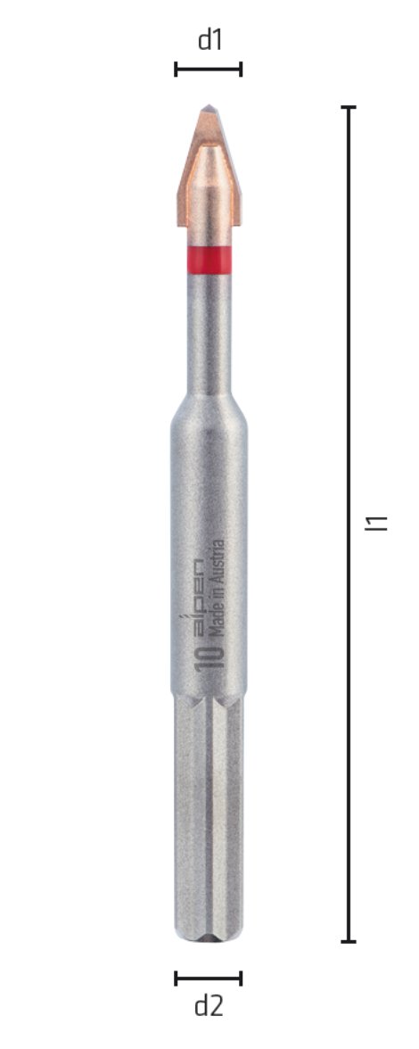 ALPEN Spezialbohrer-Set C Protector & Profi Beton ⌀ 6 mm