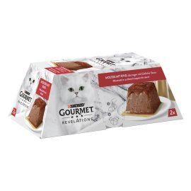 GOURMET Revelations Mousse mit Rind überzogen mit köstlicher Sauce 12x114 g