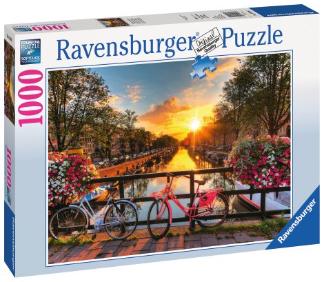RAVENSBURGER Puzzle Fahrräder in Amsterdam 1000-tlg.