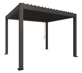BIOHORT Pergola Dunkelgrau-Metallic