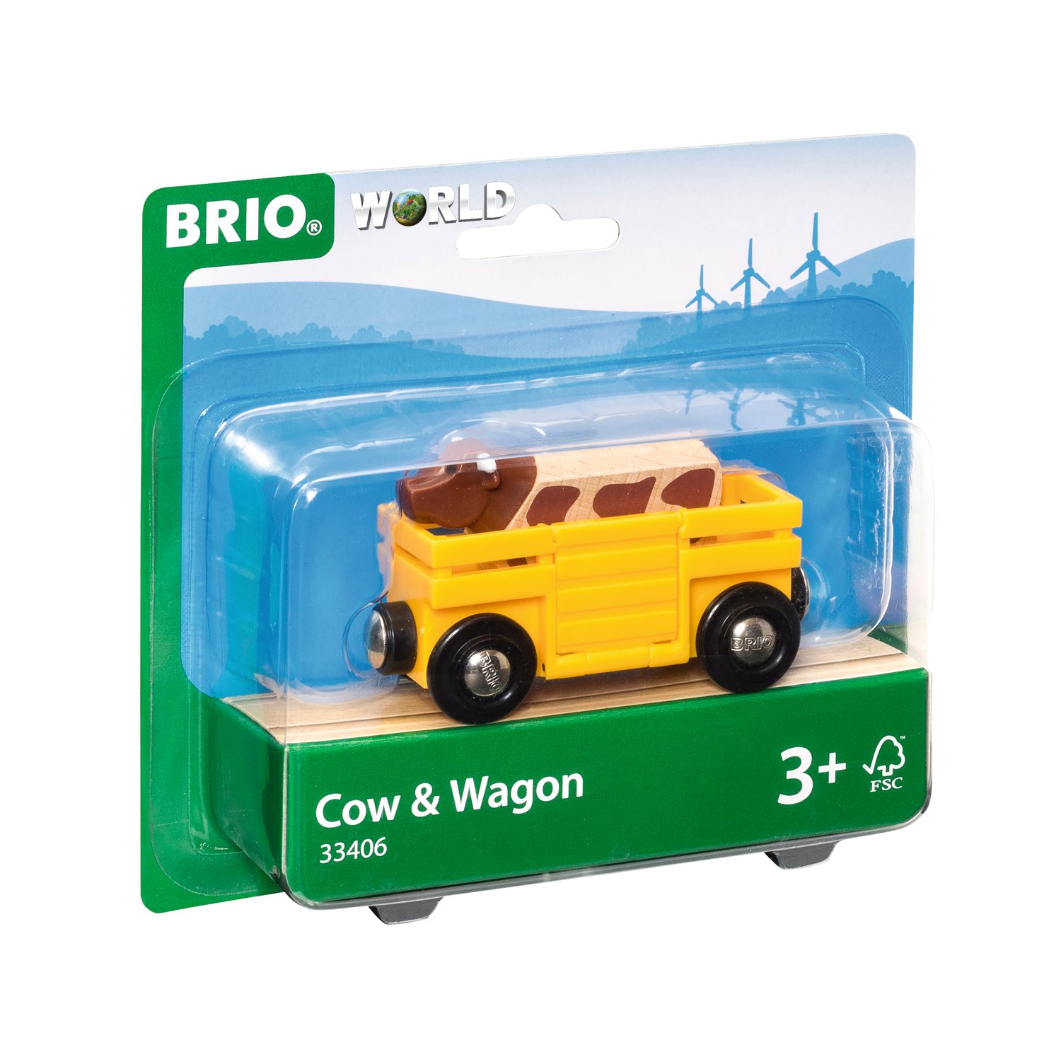 BRIO Tierwagen mit Kuh