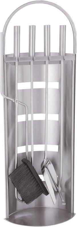 LIENBACHER Kamingarnitur Edelstahl 4-tlg.