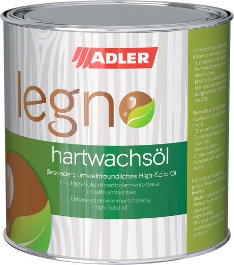 ADLER Hartwachsöl Legno farblos 750 ml
