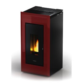 FREEPOINT Pelletofen Vega (Verkleidung: Bordeaux) 11 kW