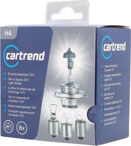 CARTREND Lampenersatzkasten H4 Rot