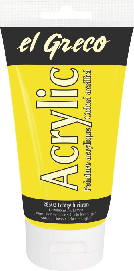 KREUL Acrylfarbe el Greco Echtgelb Zitron 150 ml
