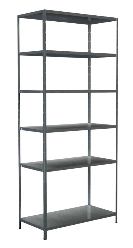 SCHULTE REGALWELT Grundregal 6 Böden verzinkt 230x100x50 cm