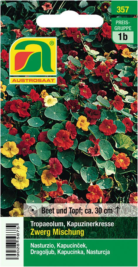 Tütensamen Tropaeolum Kapuziner Zwerg MG