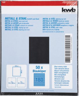 KWB Schleifbogenblatt Blauköper K180, 1 Stk.