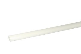 FN Neuhofer Viertelrundstab STFA006 Weiß 2400x13x13 mm